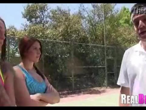 College girls tennis match turns to orgy 201