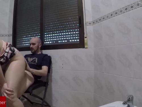 Fucking on a chair in the bathroom. raf221